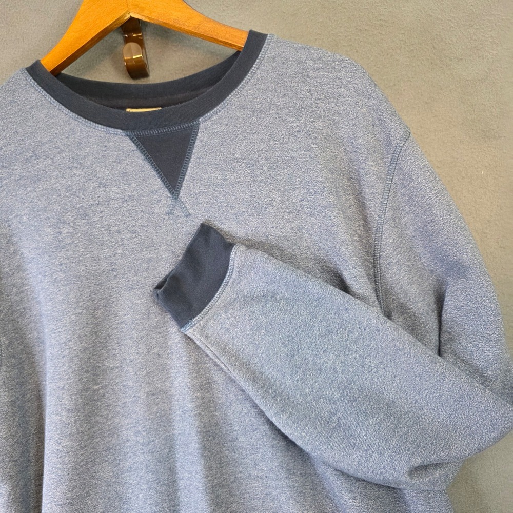 Scandia Woods Mens XL Blue Crewneck Sweatshirt B04252 041